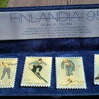 Finlandia 95. Vihko jossa Urheilupinssit 4 kpl. Vihon koko - - pikkukuva 1