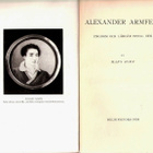 Alexander Armfelt: Ungdom & läroår intill 1832 - pikkukuva 1