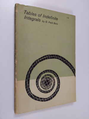 G. Petit Bois : Tables of indefinite integrals