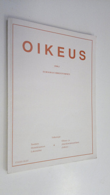 Oikeus 3/1990 : Euroopan yhdentyminen