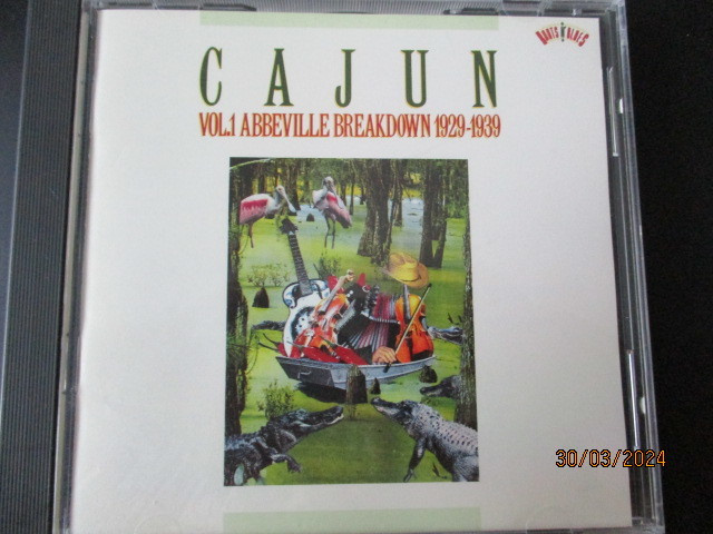Cajun Vol. 1 Abbeville Breakdown 1929-1939 (CD)