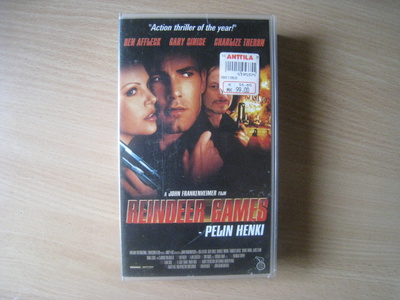 REINDEER GAMES-pelin henki (charlize theron) vhs