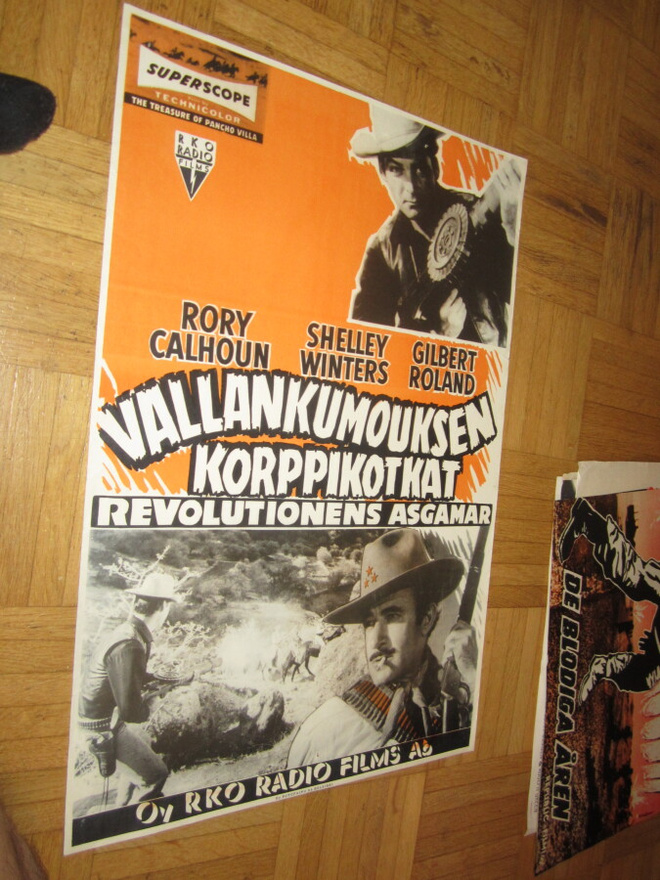 VANHA ORIG ELOKUVAJULISTE VALLANKUMOUKSEN KORPPIKOTKAT