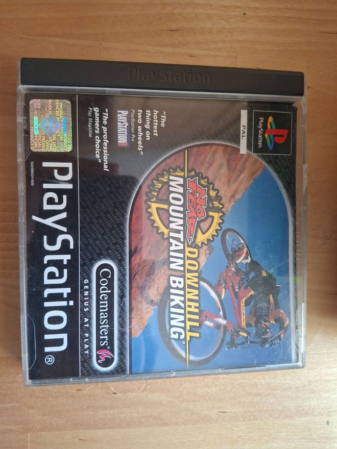 PS1 No Fear Downhill Mountain Biking CIB