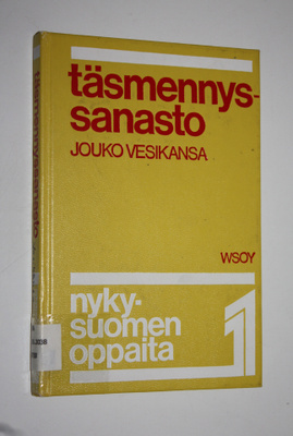 Jouko Vesikansa : Täsmennyssanasto