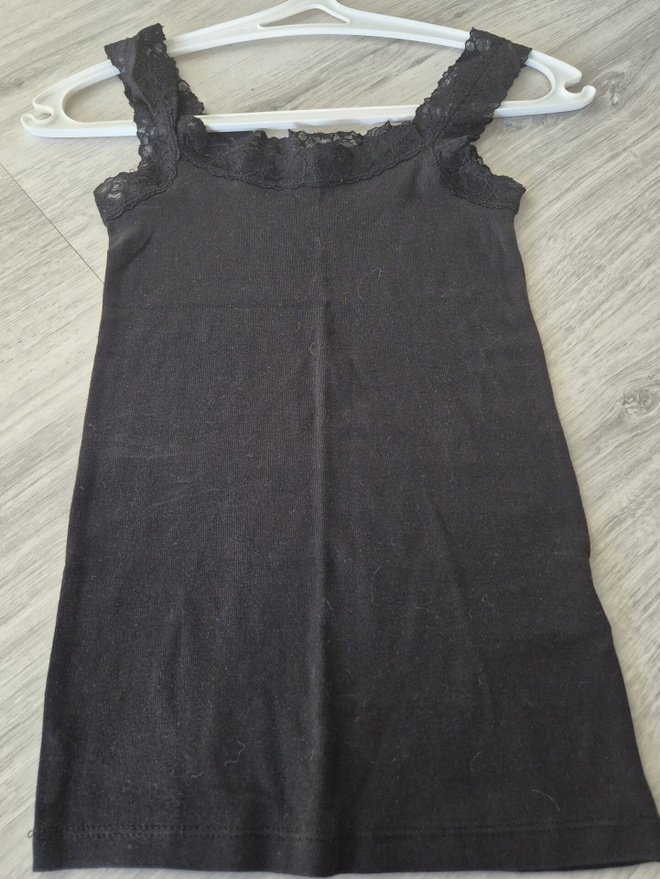 Musta H&M Toppi pitsillä - koko XS