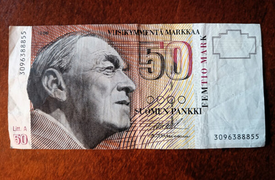 50 markan seteli 1986
