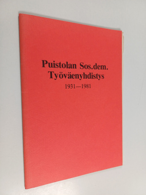 Puistolan sos.dem. työväenyhdistys 1931-1981