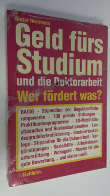 Dieter Herrmann : Geld furs Studium und die Doktorarbeit ...