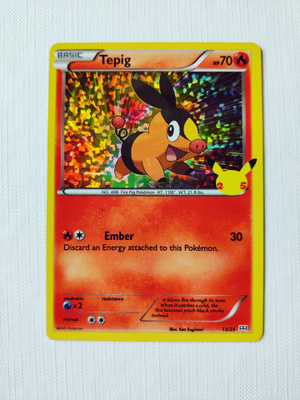 McDonalds 2021 Pokemon 25th Anniversary Holo - Tepig