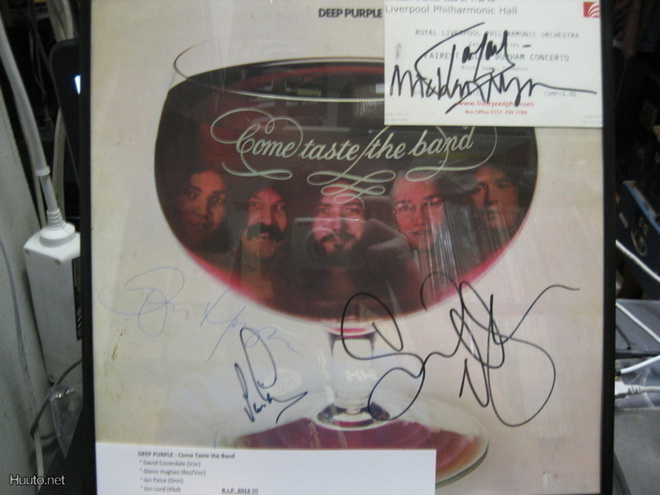 DEEP PURPLE - COME TASTE THE BAND LP NIMMAREILLA!
