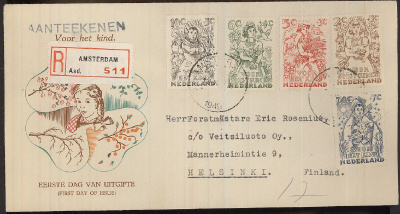 Hollanti Mi 546-50 FDC