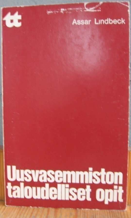 Assar Lindbeck: Uusvasemmiston taloudelliset opit, Wsoy 1973