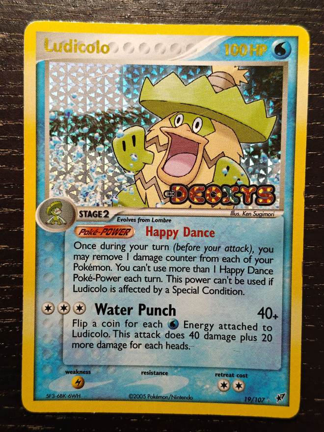 Ludicolo 19/107 Holo Stamped Ex Deoxys