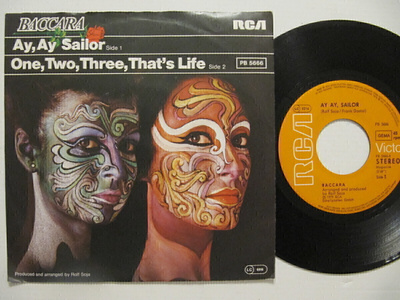 Baccara Ay, Ay Sailor / One, Two, Three, That's 7" sinkku