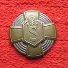 Suojeluskunnan kuntoisuusmerkki 3.lk m/1921 ja pahvimerkki - pikkukuva 2