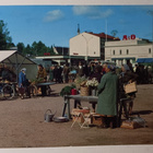 Kajaani, Kauppatori, torikauppaa, ympäristöä, ei p. - pikkukuva 1