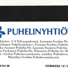 D52 10 MK 109-KAUKOPUHELU TURUN TELELAITOS PUHELINKORTTI - pikkukuva 2