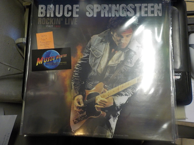 BRUCE SPRINGSTEEN - ROCKING LIVE FROM ITALY 1993 UUSI LP +