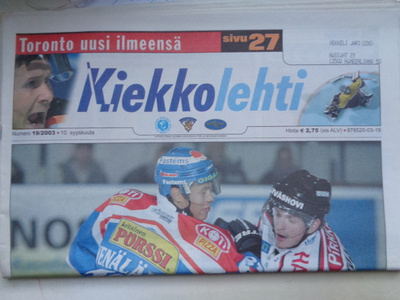 Kiekkolehti Nro 19/2003 (20.1)