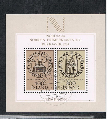 Islanti 1982 - NORDIA94 blokki  ro