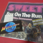SWEET - FOX ON THE RUN M-/EX+ 7'' SINGLE - pikkukuva 1