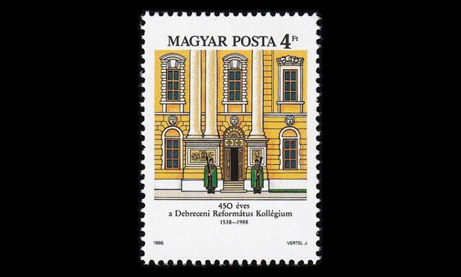 Unkari 3982 ** Debrecenin kollegio 450v (1988)