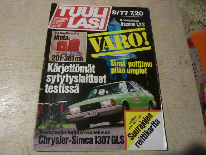 TL  9-77 Opel Ascona  , Fiat 132