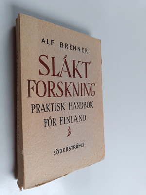 Alf Brenner : Släktforskning : Praktisk handbok för Finland
