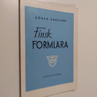 Göran Karlsson : Finsk formlära - pikkukuva 1