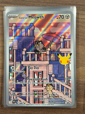 Pokemon Galarian Meowth (30C 141)