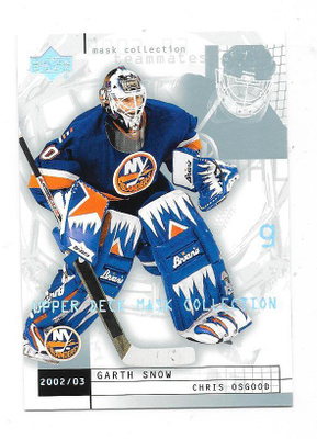2002-03 UD Mask Collection #52 Rick Dipietro, Osgood & Snow