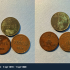 24 kpl 5 pennin kolikoita 1865–1917 –mukana 1865 ja 1870 - pikkukuva 2