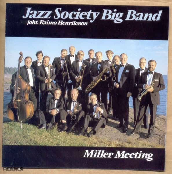 JAZZ SOCIETY BIG BAND :: MILLER MEETING :: VINYYLI  LP  1986
