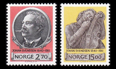 Norja 1054-5 ** Johan Svendsen (1990)