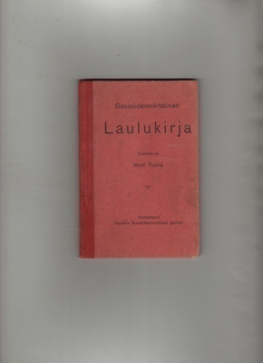 Sosialidemokratinen laulukirja, SDP 1908, sid., K3