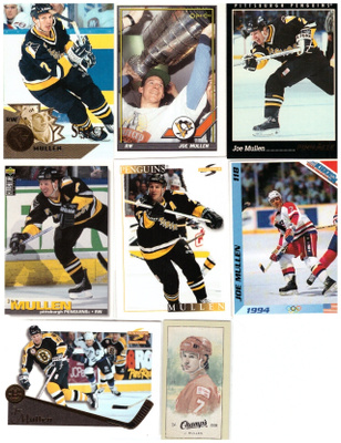 8 x Legenda JOE MULLEN Penguins, Bruins, Team USA