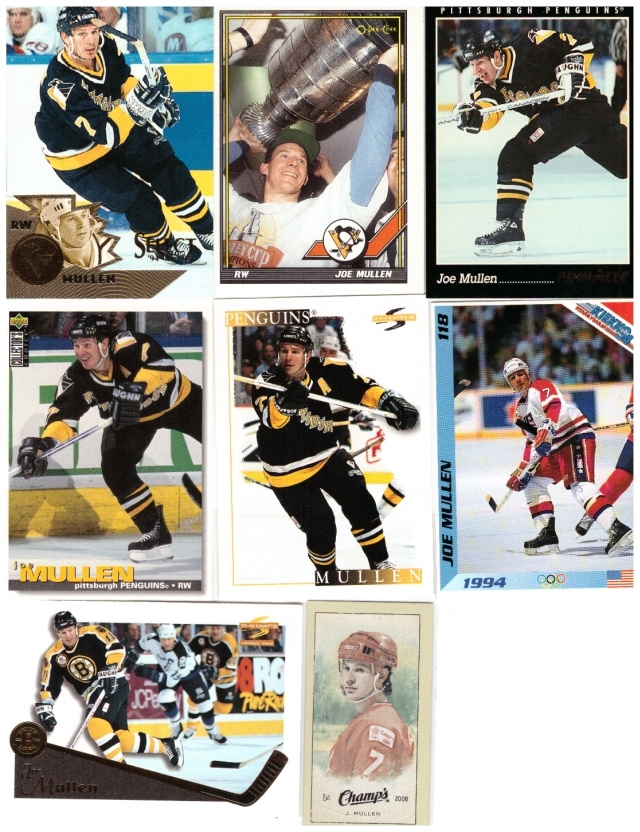 8 x Legenda JOE MULLEN Penguins, Bruins, Team USA