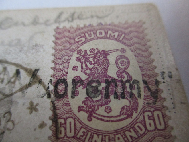 1928 Vuorenmylly (Asikkala) + Vesivehmaa kortilla
