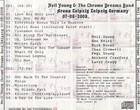 Neil Young and chrome dreams band 2 CD Leipzig, Germany 2008 - pikkukuva 2