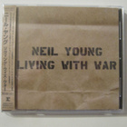 Neil Young Living With War Japanilainen CD OBI - pikkukuva 1