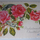 Vanha ruusupostikortti, v. 1959 kulkenut - pikkukuva 1