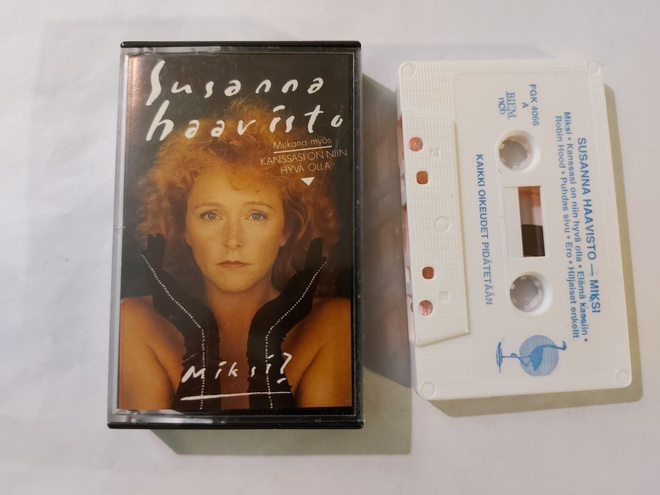 SUSANNA HAAVISTO . MIKSI ? c-kasetti ( Hyvä kunto )