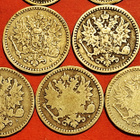 25 p 1865,1866 + 50 penniä 1864, 1865, 1868, 1869, 1871 (12) - pikkukuva 4