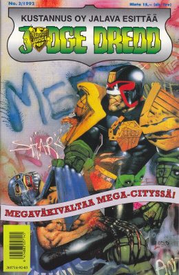 Judge Dredd 3/1992 Megaväkivaltaa Mega-Cityssä!