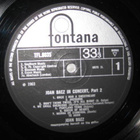 LP Joan Baez – In Concert Part 2 / 1963 - pikkukuva 3