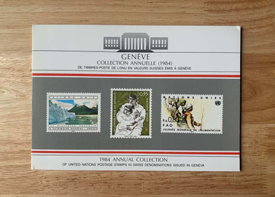 Genéve 1984 Annual Collection (YK:n merkkien vuosilajitelma)