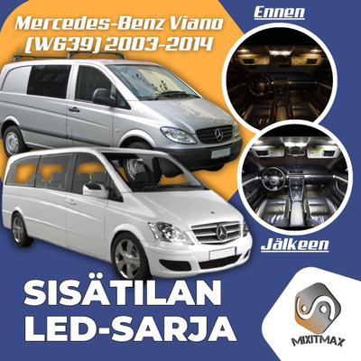 Mercedes-Benz Viano (W639) Sisätilan LED-sarja 2