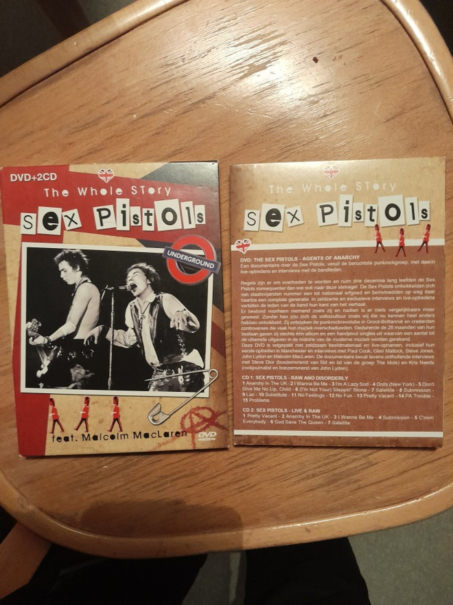 Sex pistols dvd+ 2cd