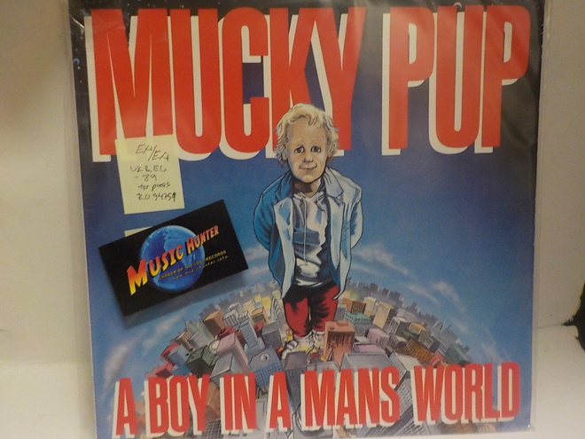 MUCKY PUP - A BOY IN A MANS WORLD EX+/EX+ LP